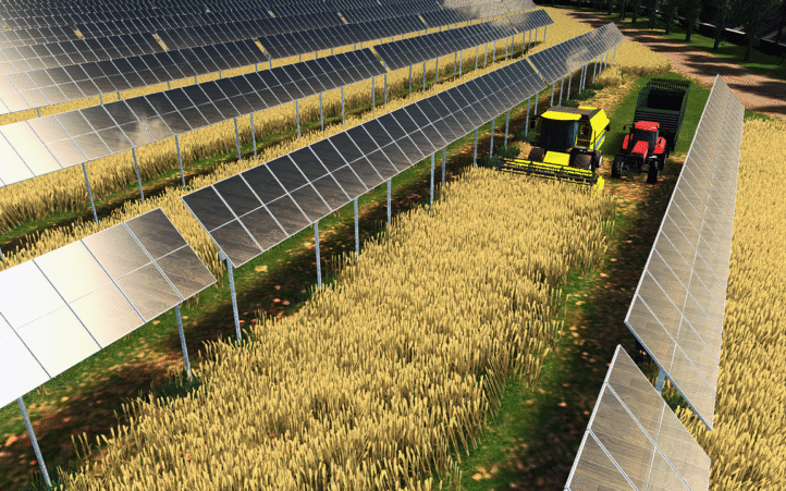 d&eacute;couvrez l&rsquo;agrivolta&iuml;sme : une solution innovante qui combine production d&rsquo;&eacute;nergie solaire et agriculture durable pour optimiser l&rsquo;utilisation des terres, augmenter les rendements agricoles et r&eacute;duire l&rsquo;empreinte carbone.